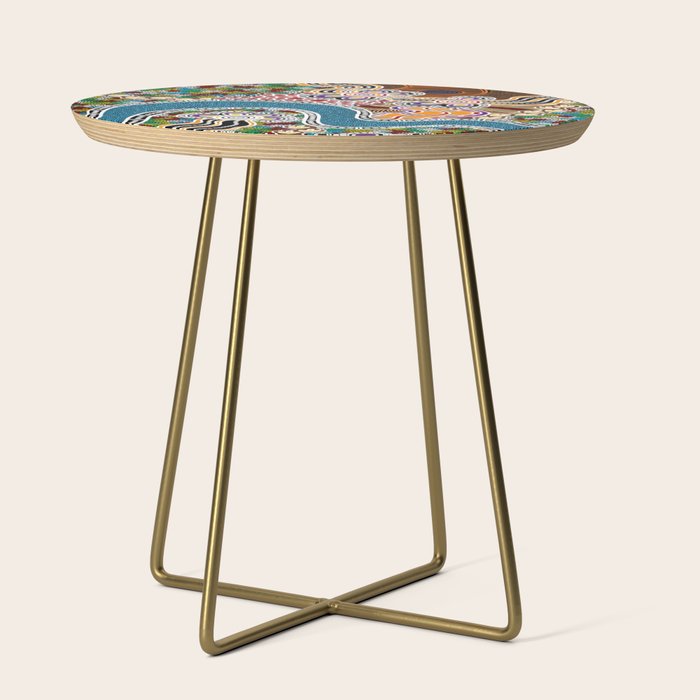 Authentic Aboriginal Art -  Side Table Gallery Image 1