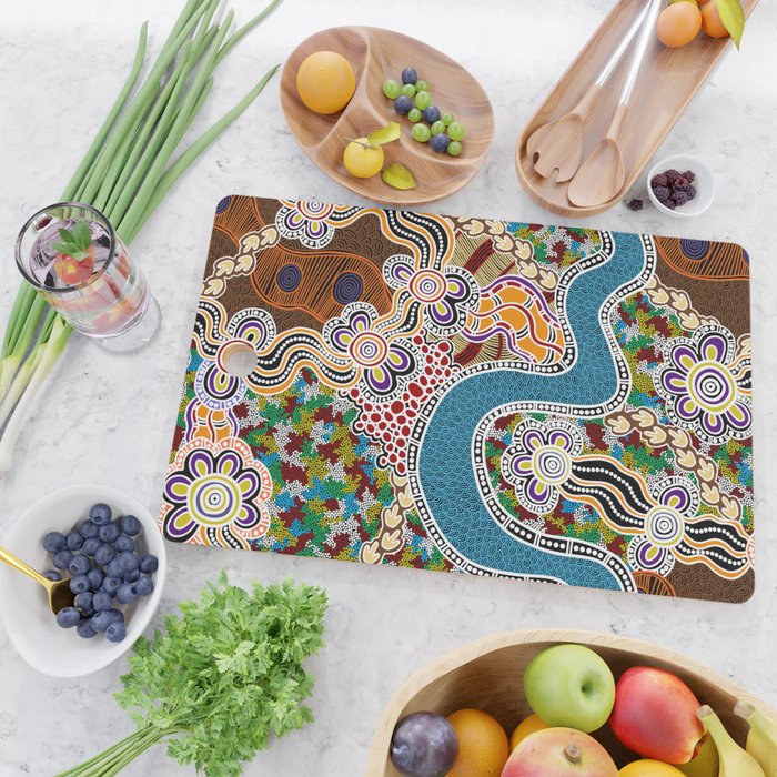 Authentic Aboriginal Art -  Cutting Board Gallery Image 2