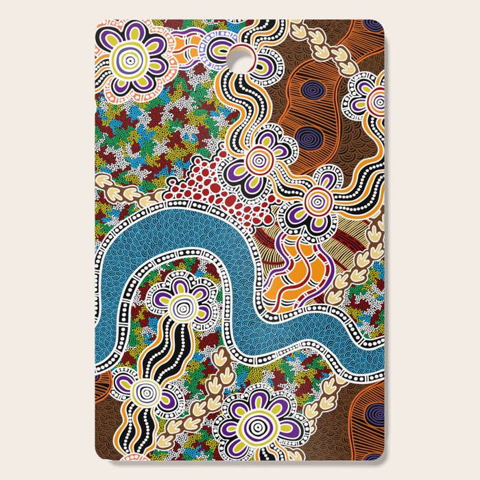 Authentic Aboriginal Art -  Cutting Board Gallery Image 1