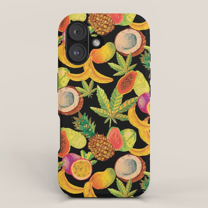 Tropical Cannabis Fruit iPhone Case Gallery Image 1