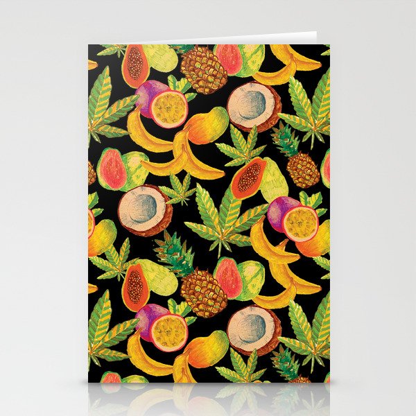 Tropical Cannabis Fruit Stationery Card Gallery Image 2