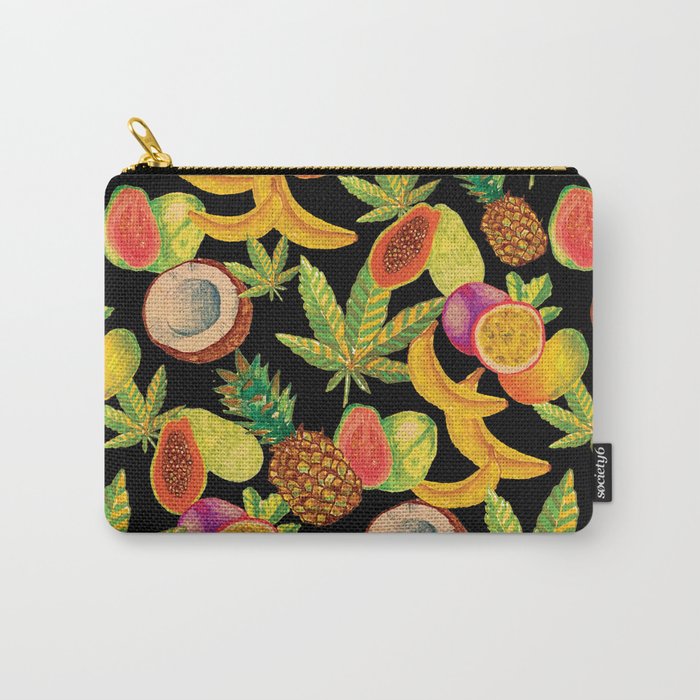 Tropical Cannabis Fruit Carry All Pouch Gallery Image 1