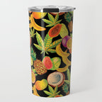 Tropical Cannabis Fruit Travel Mug Gallery Image 1