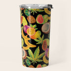Tropical Cannabis Fruit Travel Mug Gallery Image 2