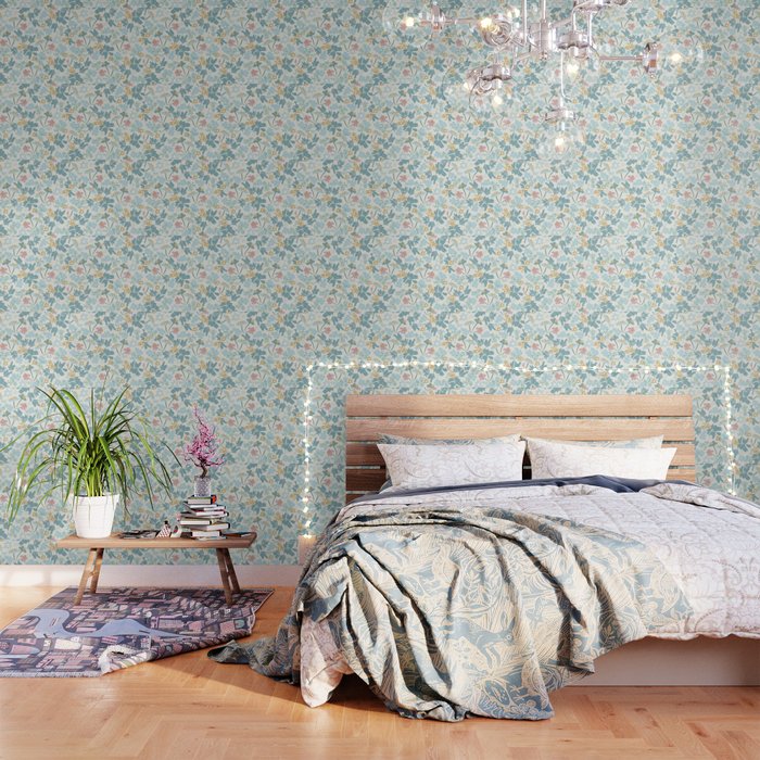Floral Star of David Wallpaper Gallery Image 3