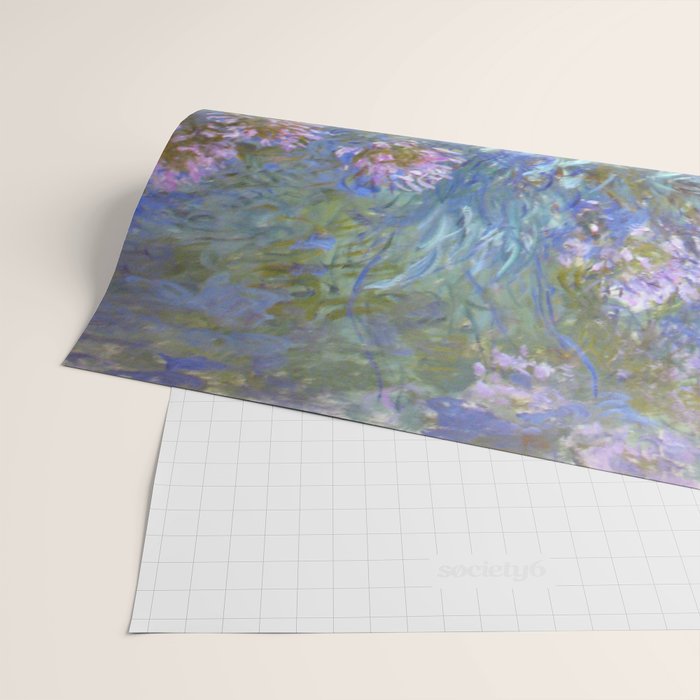 Agapanthus by Claude Monet Wrapping Paper Gallery Image 2