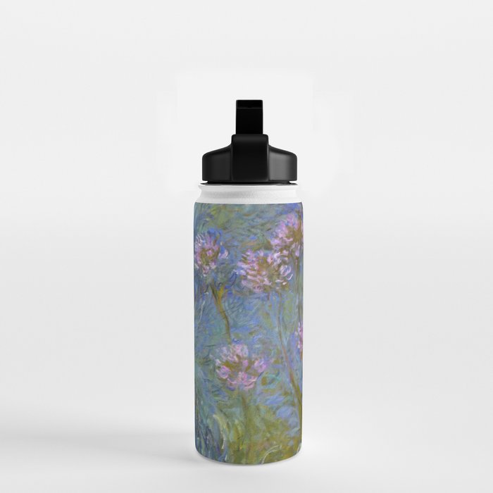 Agapanthus by Claude Monet Water Bottle Gallery Image 2