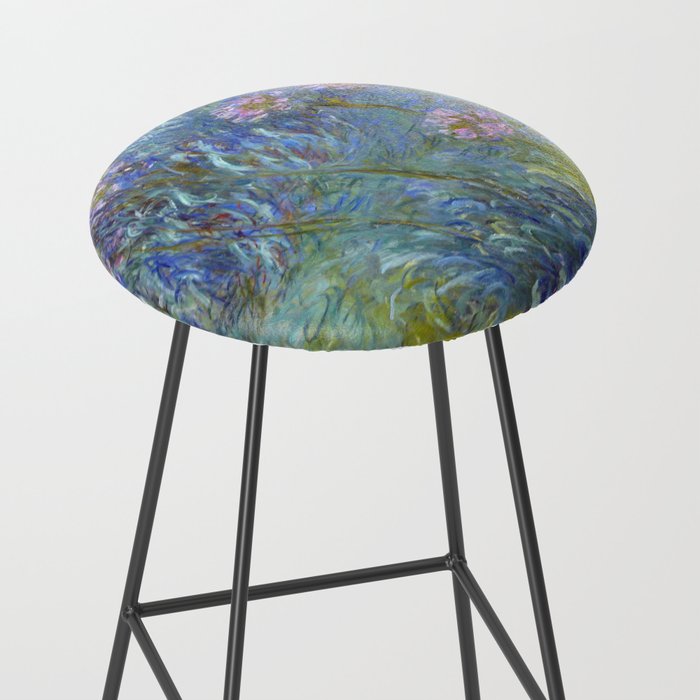 Agapanthus by Claude Monet Stool Gallery Image 2