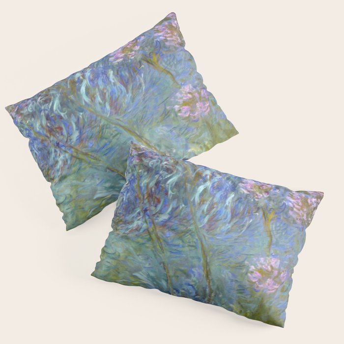 Agapanthus by Claude Monet Pillow Sham Gallery Image 3