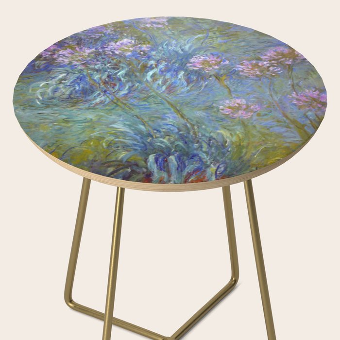 Agapanthus by Claude Monet Side Table Gallery Image 2