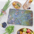 Agapanthus by Claude Monet Cutting Board Gallery Image 2