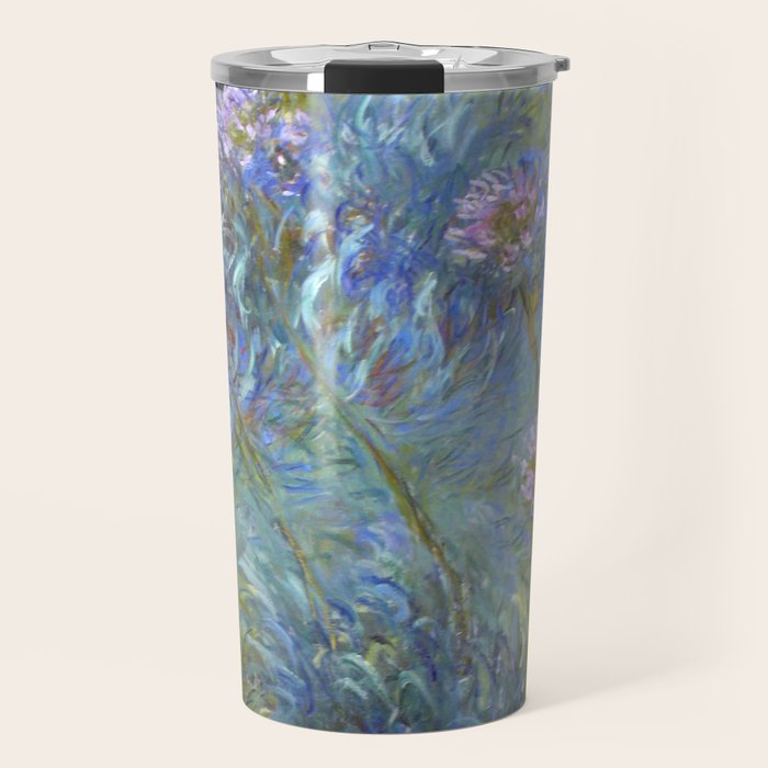Agapanthus by Claude Monet Travel Mug Gallery Image 1