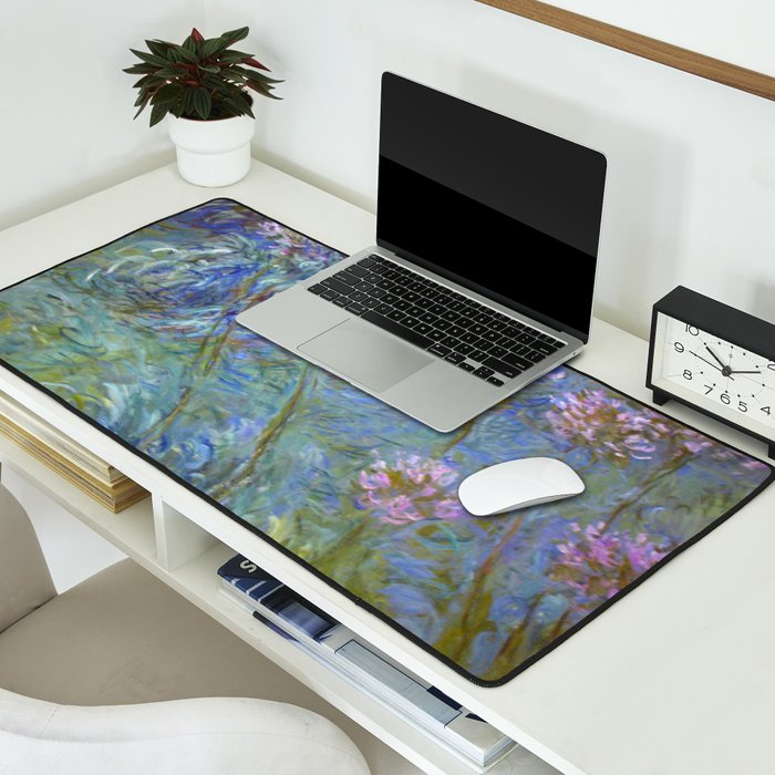 Agapanthus by Claude Monet Desk Mat Gallery Image 2