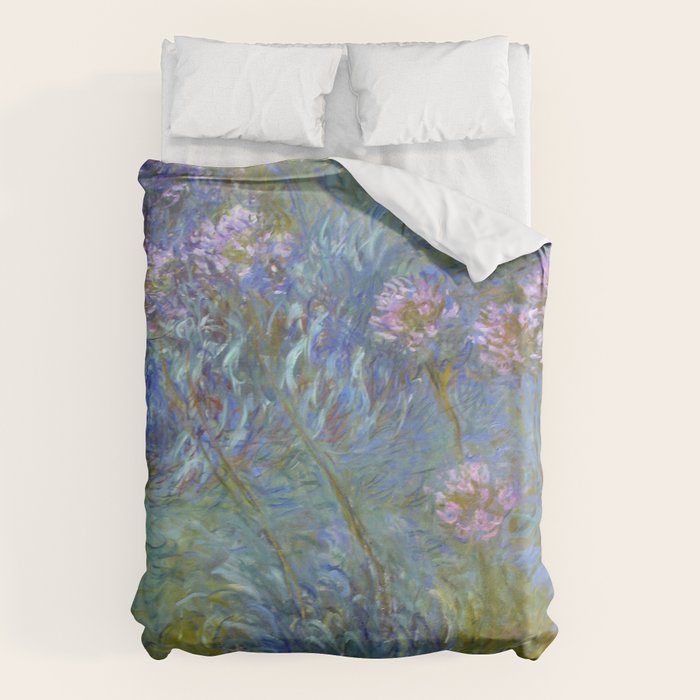 Agapanthus by Claude Monet Duvet Cover Gallery Image 6