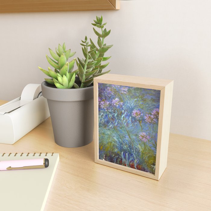 Agapanthus by Claude Monet Mini Art Print Gallery Image 2