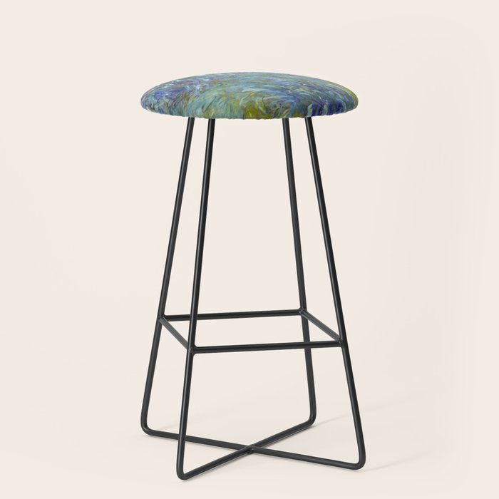 Agapanthus by Claude Monet Stool Gallery Image 1
