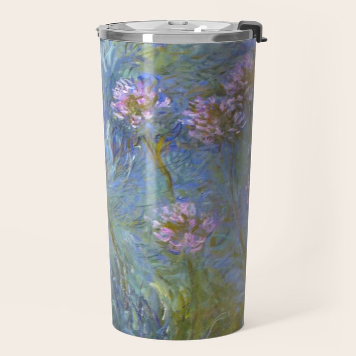 Agapanthus by Claude Monet Travel Mug Gallery Image 2