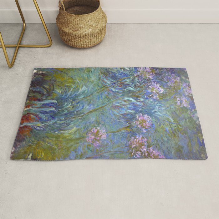Agapanthus by Claude Monet Rug Gallery Image 1