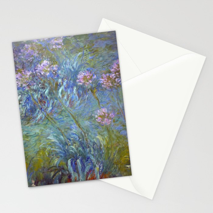 Agapanthus by Claude Monet Stationery Card Gallery Image 2