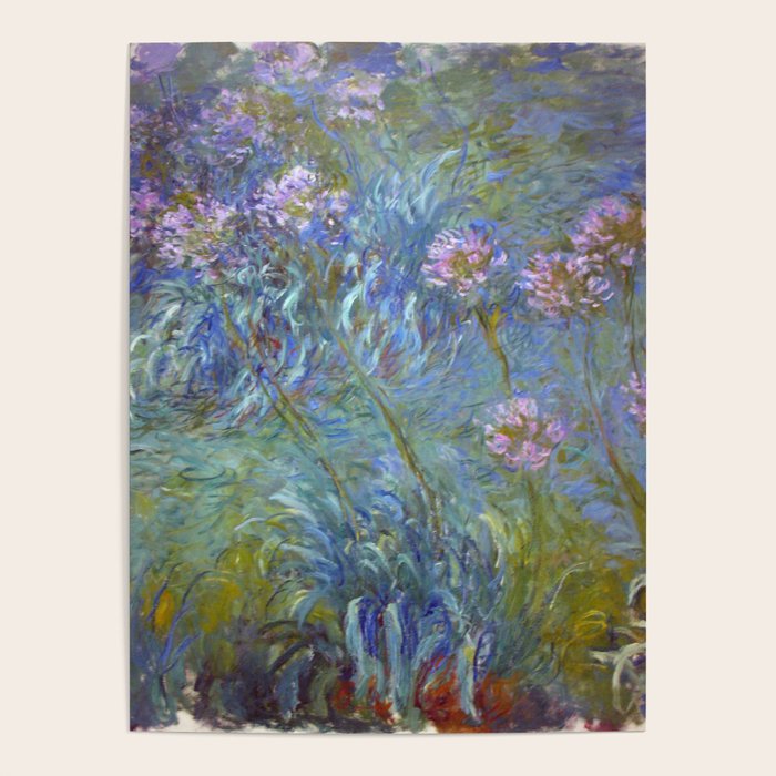 Agapanthus by Claude Monet Poster Gallery Image 4