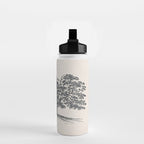 Wide Oak Tree Sketch Water Bottle Gallery Image 2