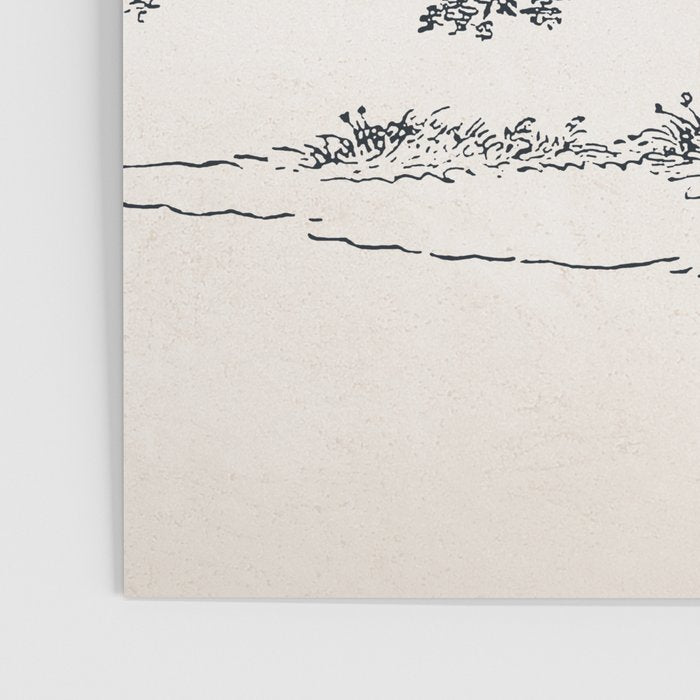 Wide Oak Tree Sketch Poster Gallery Image 3