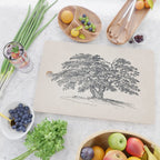 Wide Oak Tree Sketch Cutting Board Gallery Image 2