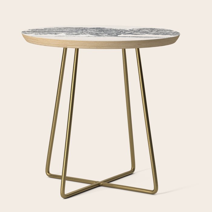 Wide Oak Tree Sketch Side Table Gallery Image 1