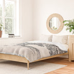 Wide Oak Tree Sketch Duvet Cover Gallery Image 2