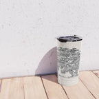 Wide Oak Tree Sketch Travel Mug Gallery Image 4