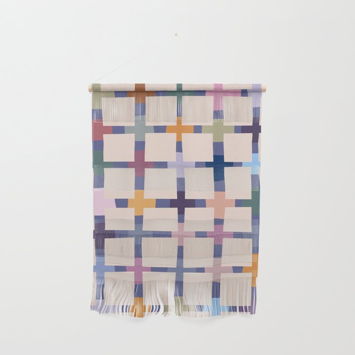 Colorful Patterned Grid II Wall Hanging Gallery Image 1