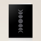 Minimal Moon Phases VII Stationery Card Gallery Image 2
