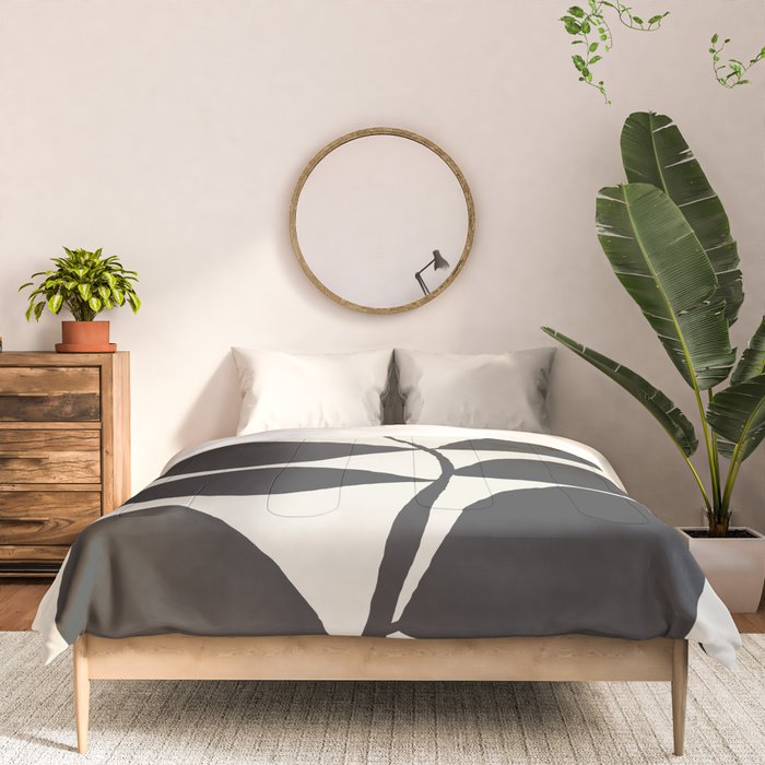 Abstract Minimal -Plant 3 Comforter Gallery Image 3
