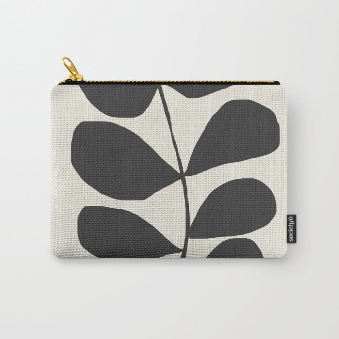 Abstract Minimal -Plant 3 Carry All Pouch Gallery Image 1