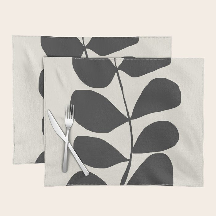 Abstract Minimal -Plant 3 Placemat Gallery Image 1