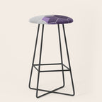 PURPLE GRAY GEOMETRIC COMPOSITION 6 Stool Gallery Image 1