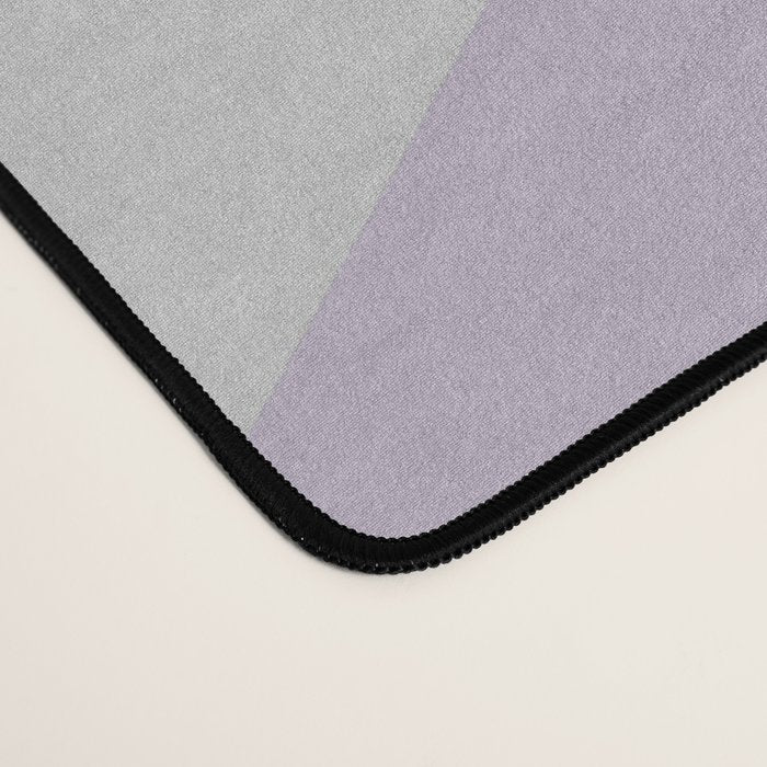 PURPLE GRAY GEOMETRIC COMPOSITION 6 Desk Mat Gallery Image 4
