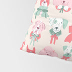 Christmas Dogs Portrait  Pillow Sham Gallery Image 4
