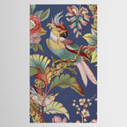 Classic Antique Floral Bird Pattern Tablecloth Gallery Image 2