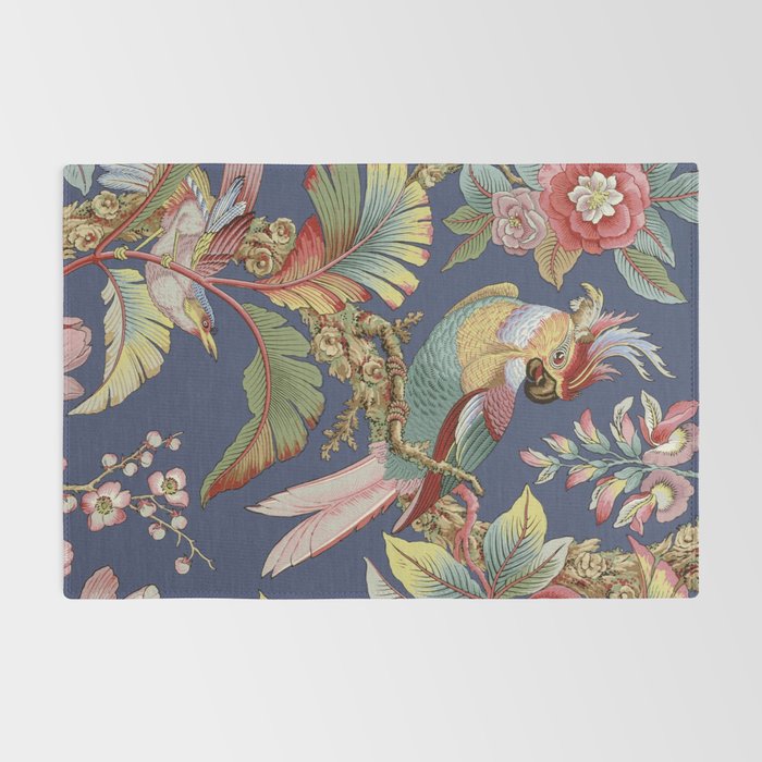Classic Antique Floral Bird Pattern Rug Gallery Image 2