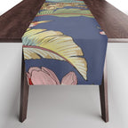 Classic Antique Floral Bird Pattern Table Runner Gallery Image 1