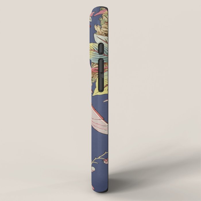 Classic Antique Floral Bird Pattern iPhone Case Gallery Image 2