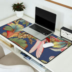 Classic Antique Floral Bird Pattern Desk Mat Gallery Image 2