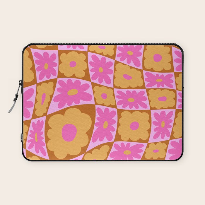 Floral nine Laptop Sleeve Gallery Image 1