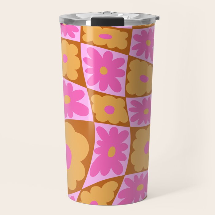Floral nine Travel Mug Gallery Image 1