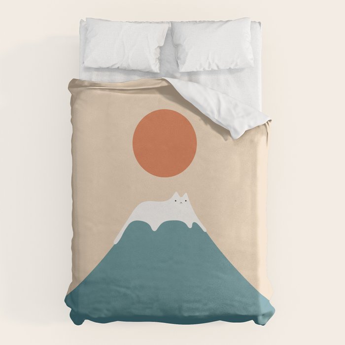 Cat Landscape 158 Duvet Cover Gallery Image 1