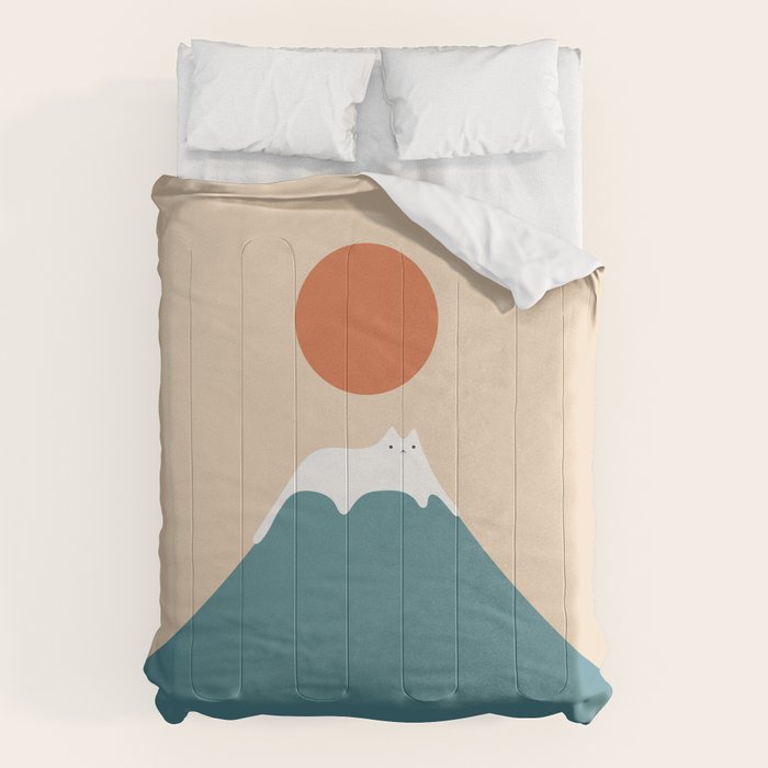 Cat Landscape 158 Comforter Gallery Image 6