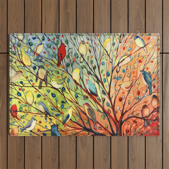 27 Birds Outdoor Rug Gallery Image 1