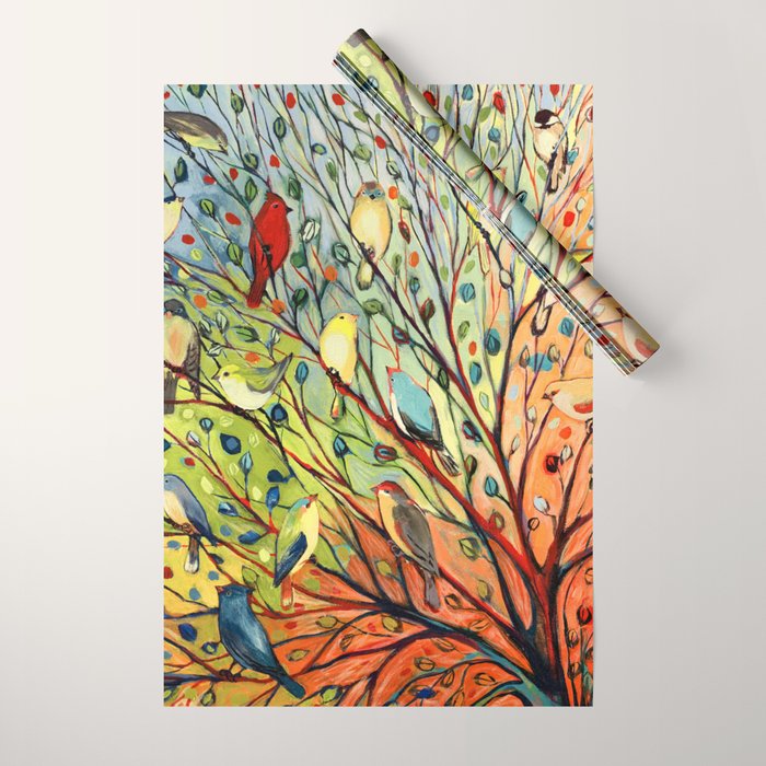27 Birds Wrapping Paper Gallery Image 1