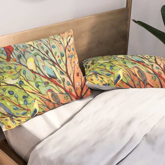 27 Birds Pillow Sham Gallery Image 2
